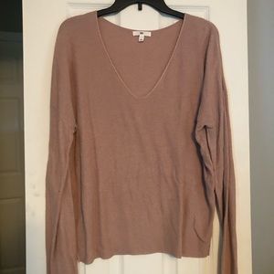 Blush V Neck Sweater